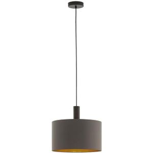 EGLO Concessa 1 Hanglamp - E27 - Ø 38 cm - Donkerbruin|Cappucino|Goud