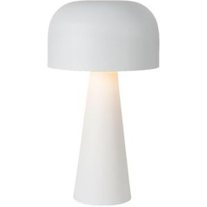 Atmooz Mush - Tafellamp - Wit - Paddenstoel - Mushroom - 25x45x25cm - Metaal