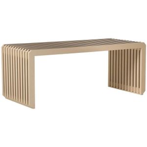 HKliving Slatted Bankje 38 x 96 x 43 cm - Multifunctioneel en sfeervol houten bankje