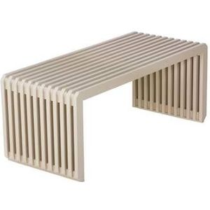 HKliving Slatted Bankje 38 x 96 x 43 cm - Multifunctioneel en sfeervol houten bankje