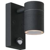 Lucide ARNE-LED IR Wandspot 1xGU10 - Zwart