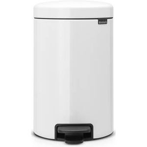 Brabantia NewIcon Pedaalemmer 12 L - Wit