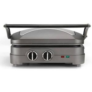 Cuisinart Griddler Elite Grill Contactgrill GR47E - PFAS Vrij - Grillen / Barbeque / Panini - Afwasbare platen - Tot 240 °C