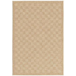 sweeek - Jute-effect tapijt voor binnen en buiten in natuurlijke kleur