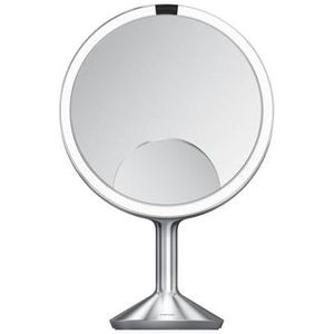 Simplehuman - Spiegel met Sensor, Trio Max, 1x-5x-10x Vergroting, Zilv