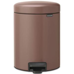 Brabantia NewIcon Prullenbak - 5 liter - Satin Taupe