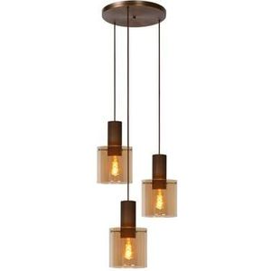 Lucide TOLEDO Hanglamp 3xE27 - Amber