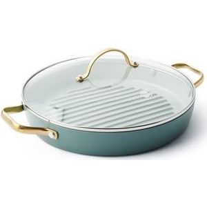 GreenPan Padova Smokey Sky Blue grillpan ø28 cm - inductie - anti-aanbak - PFAS-vrij