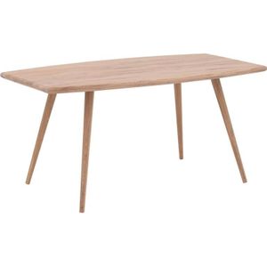 Goossens Eettafel Bjarte, Semi ovaal 220 x 100 cm