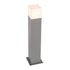 QAZQA Moderne staande buitenlamp grijs 50 cm IP44 - Denmark