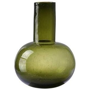 HKliving Glass Blown Vaas - Maat L - Jade