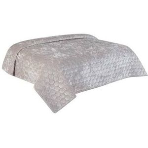 Unique Living - Bedsprei Peggy 220x220cm light grey