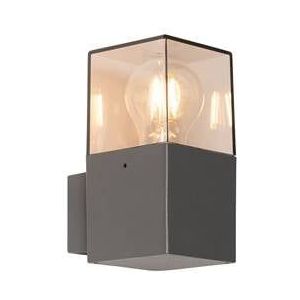 QAZQA Moderne buiten wandlamp donkergrijs IP44 - Denmark