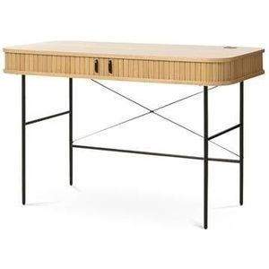 Olivine Lenn houten bureau naturel - 120 x 60 cm