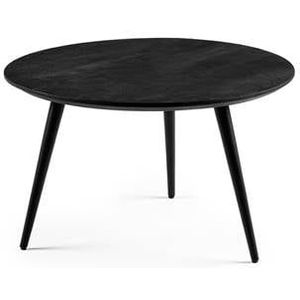 Vurna Bryan ronde salontafel ø75cm zwart