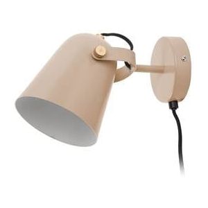 Leitmotiv - Wall lamp Steady metal matt sand brown