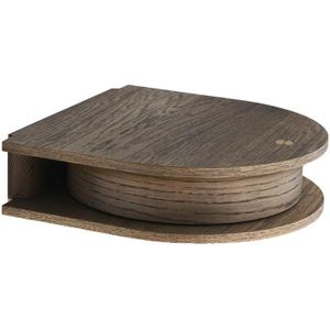 Northern Valet wand console tafel small 37x37 gerookt eiken