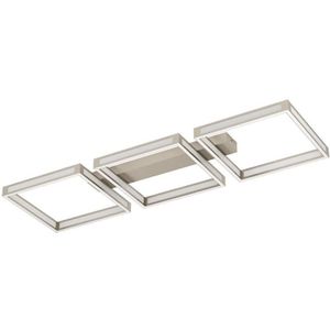 EGLO Altaflor Plafondlamp - LED - 100 cm - Grijs|Wit