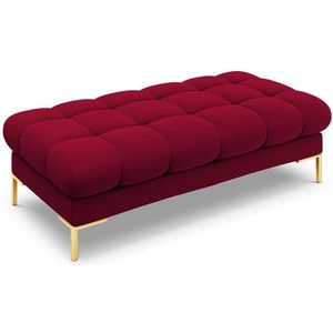 Cosmopolitan Design Bali Hocker - Wijnrood / Goud