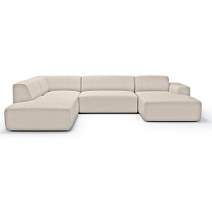 NADUVI Collection Nina U-bank Links - Velvet - Beige