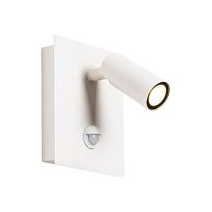 QAZQA Buiten wandlamp wit incl. LED IP54 bewegingssensor - Simon