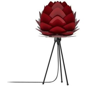 Umage Aluvia Mini tafellamp ruby red - met tripod zwart - Ø 40 cm