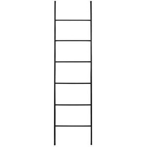 QUVIO Decoratieve ladder - 171 x 41,5 cm - Ijzer - Zwart