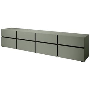 Meubella TV-Meubel Cainan - Groen - 225 cm