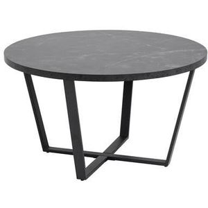 MOOS Hein Salontafel Ø 77 cm - Zwart Marmer
