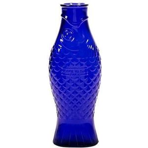 Serax - Paola Navone - Fish & Fish - Fles / Vaas - Glas - kobaltblauw