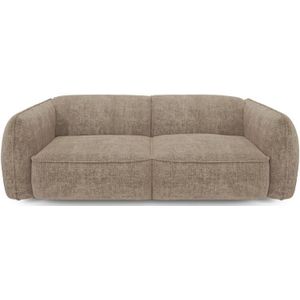 4-zitsbank in beige ribfluweel