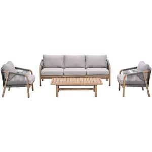 Garden Impressions Alora loungeset 4-delig - grey sand