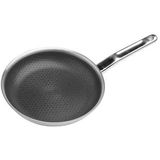 Koekenpan, 5-ply, Non Stick, RVS, 20 cm - Cookai