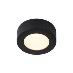 Lucide Brice plafondlamp rond zwart 12cm