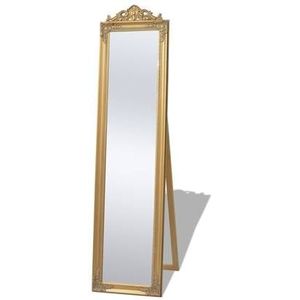 vidaXL-Vrijstaande-spiegel-Barok-160x40cm-goud