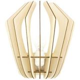 Bomerango Wall Spin houten muurlamp small - met wit koordset