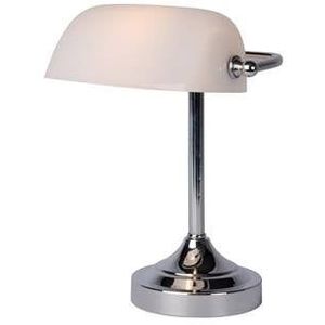 Lucide BANKER - Bureaulamp - 1xE14 - Chroom