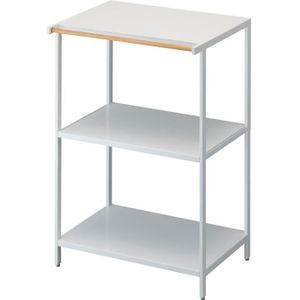 Yamazaki - Tower Stellingkast - 3 Niveaus - Wit - Materiaal