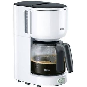 Braun KF 3120 WH PurEase - Filterkoffiezetapparaat - Wit - Zwart