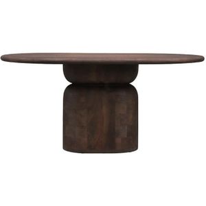 Eettafel Lissabon ovaal kolompoot 200cm