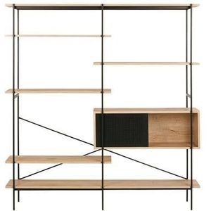 by fonQ basic Sleek Wandkast - Naturel Eiken