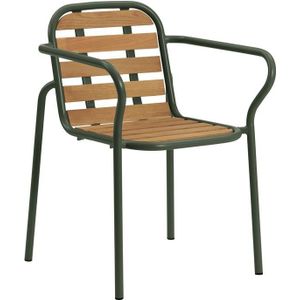 Normann Copenhagen Vig Tuinstoel Robiniahout met Armleuning- Groen