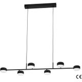 EGLO Clavellina Hanglamp - LED - 120 cm - Zwart|Wit - Dimbaar