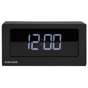 Karlsson - Table clock Boxed LED black
