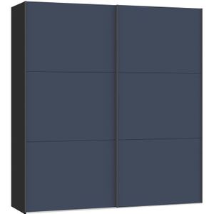Jutzler Donkerblauw 202 cm Schuifdeur Halkast