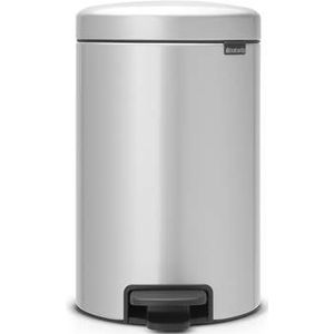 Brabantia NewIcon Pedaalemmer 12 L - Metallic Grey