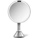 Simplehuman - Spiegel met Sensor, Rond, 5x Vergroting, Zilver - Simple