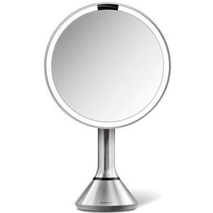 Simplehuman - Spiegel met Sensor, Rond, 5x Vergroting, Zilver - Simple