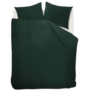Beddinghouse Organic Basic dekbedovertrek - Lits-Jumeaux - 240x200/220 - Donker Groen