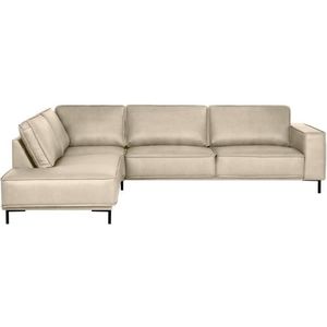 by fonQ Brisk Hoekbank Links - Buffelleer - Beige